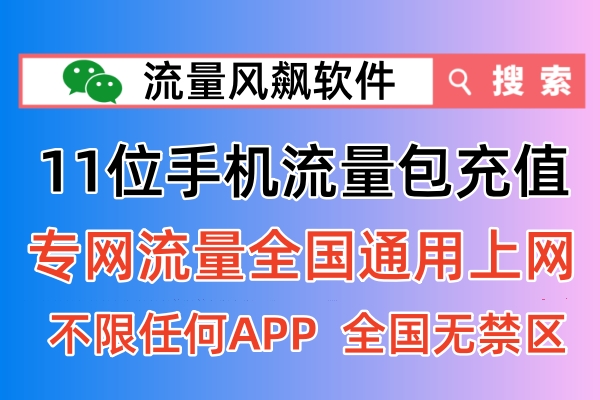 专网流量全国通用上网手机怎么充值，2024年最火爆的流量风飙软件，让你真正使用到优惠最低价的便宜手机流量5G套餐上网